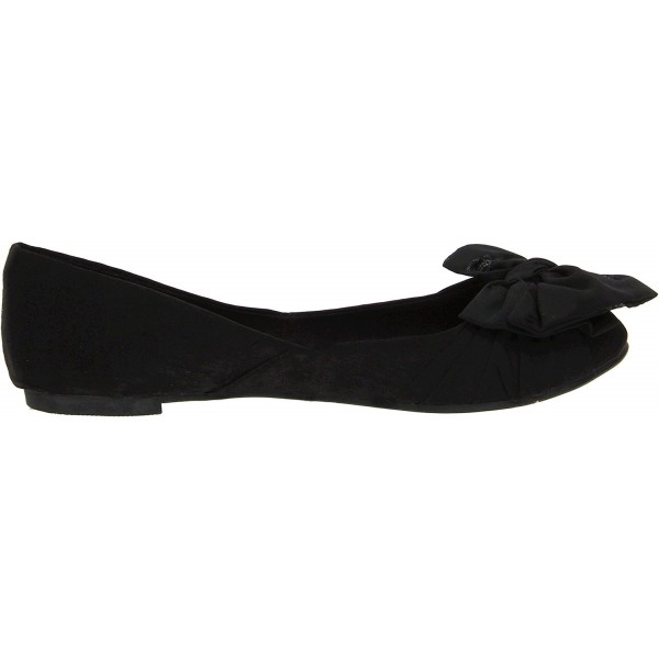 Women's Marlie Flat - Black Chiffon - CI1184KOC27