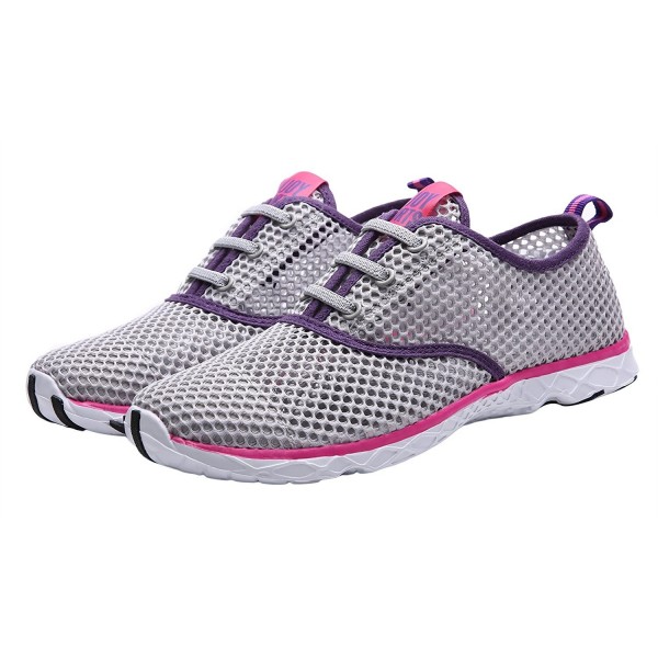 Women's Athletic Sport Lightweight Mesh Slip-On Quick Drying Aqua Water ...