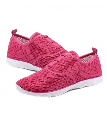 Women's Quick Drying Aqua Water Shoes Lightweight Sneakers - Pink ...