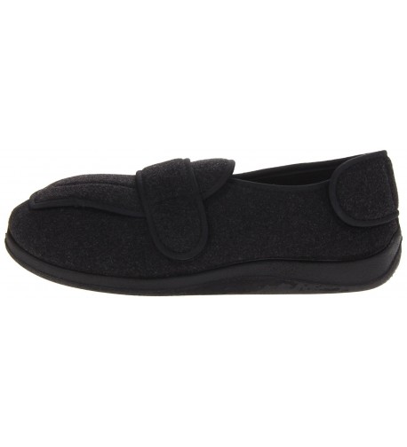 Mens Extra Depth Wool Slippers Charcoal C2114jcxifb 2426