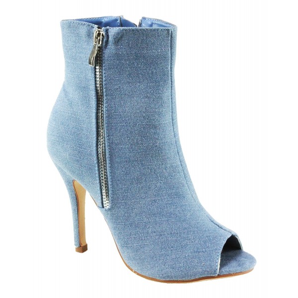 light blue closed toe heels