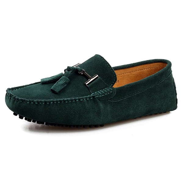 mens green boat shoes