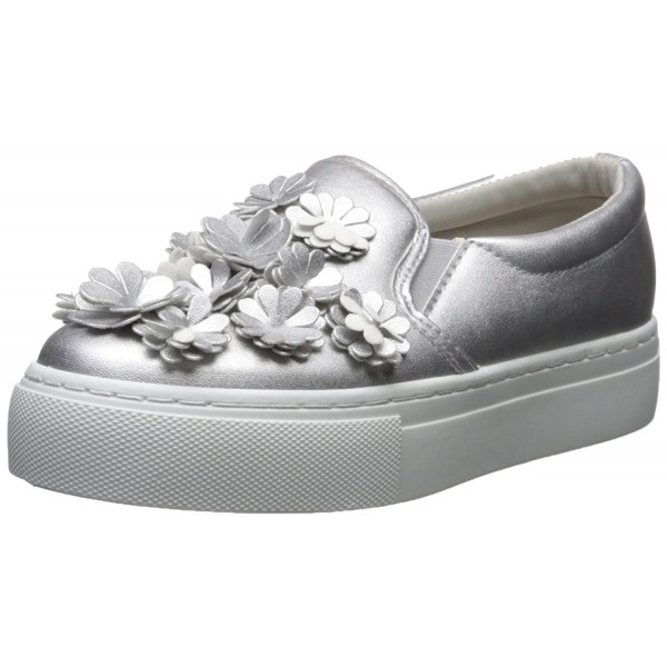 Qupid Womens Royal 03A Sneaker Silver