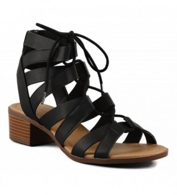 black strappy low heel shoes