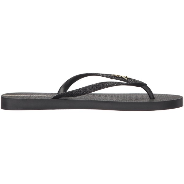 Women's Glitter II Flip Flop- Black- 10 M US - CW12B6F38L7