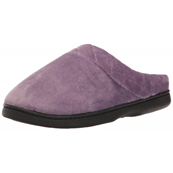 Dearfoams Womens Microfiber Clog Slipper