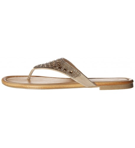 Women's Jasper Flat Sandal - Gold - C0129J4I0XN