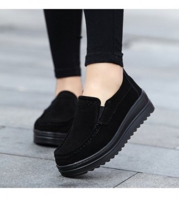 loafer wedge shoes