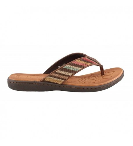 B.O.C. Women's- Zeva Thong Sandals - Coffee - CY17WX7XTMI