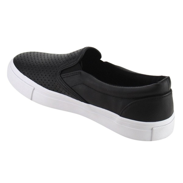 Shoes Women's Tracer Slip On White Sole Shoes - Black Pu - CX182SARAOI