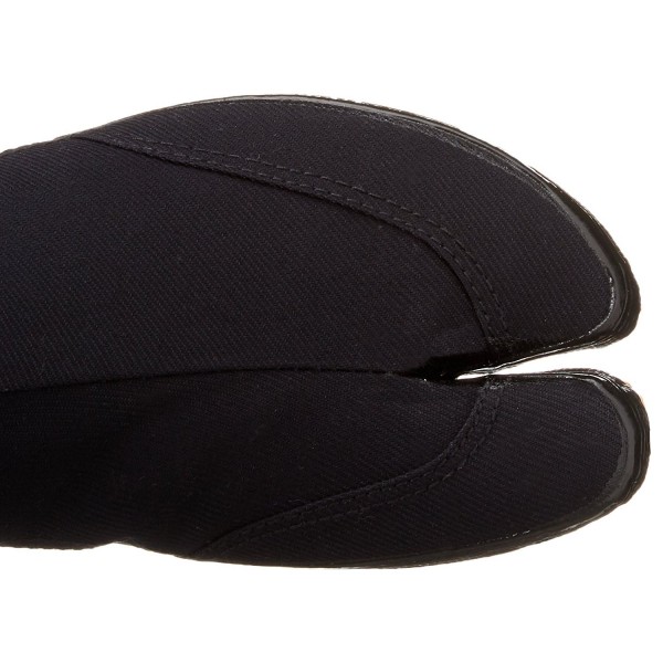 Kaisoku Japanese Tabi Shoes Black With 12 Clips - Black - CB11ZHOTR1T