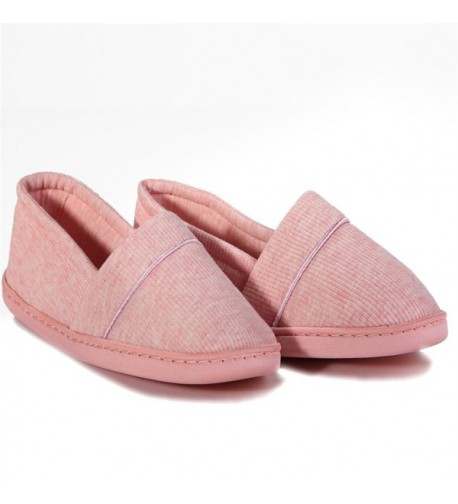 Women's Closed-Back Slippers Lightweight Soft Indoor/House Shoes With ...