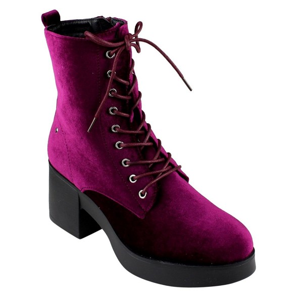 Beston Womens Platform Stacked Booties