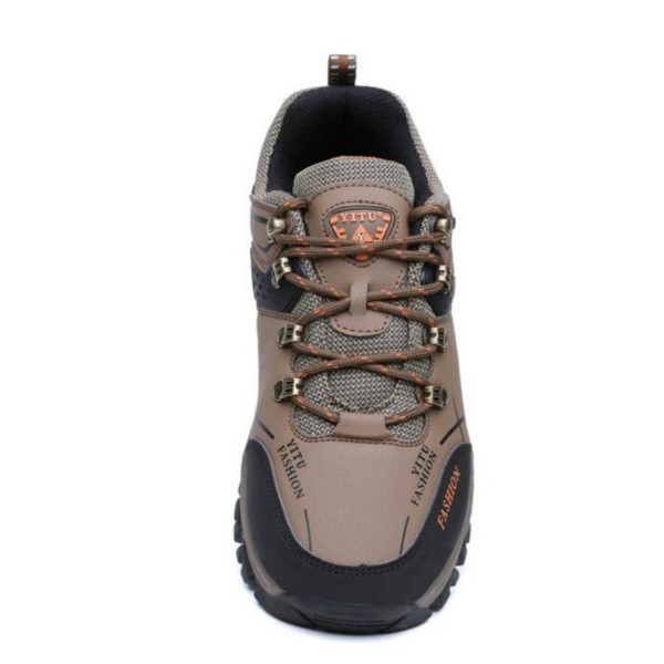 Mens Waterproof Hiking Shoes Warm High-Top Low-Cut Outdoor Warm Boots ...