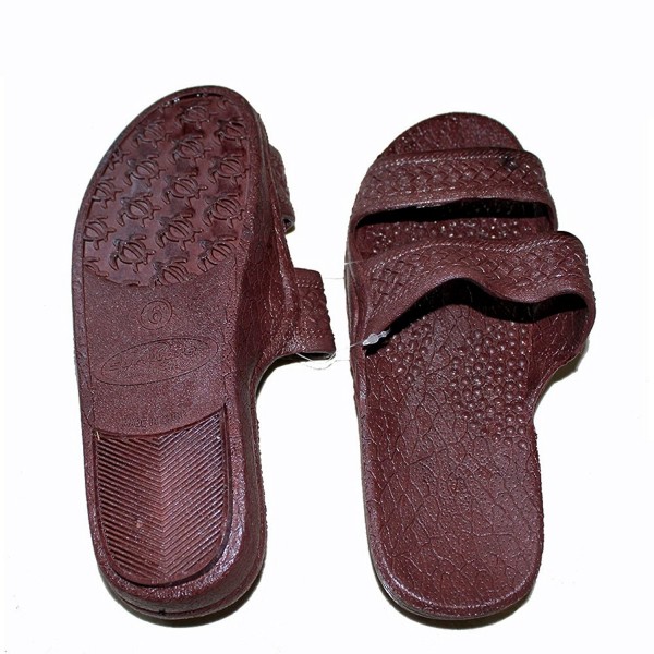 dark brown slide sandals