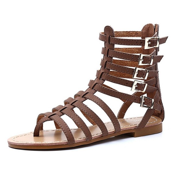 Women's Hollow Out Clip Toe Flip Flops Roman Gladiator Flat Sandals ...