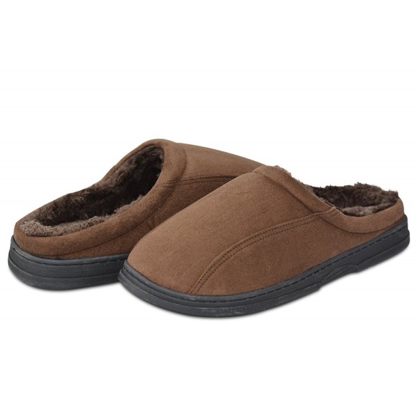 Men's House Thick Lining Slip On Slippers For Indoor and Outdoor Use ...