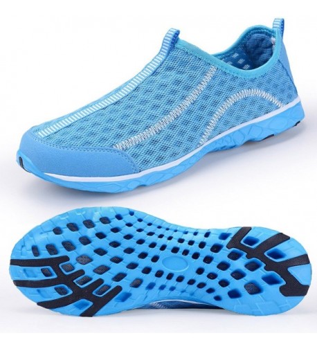 Unisex Lightweight Mesh Water Shoes - Blue - CK1822SGOZR