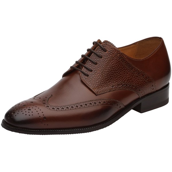 Conrad2 New Men's Classic Italy Modern Oxford Wingtip Lace Up Dress ...