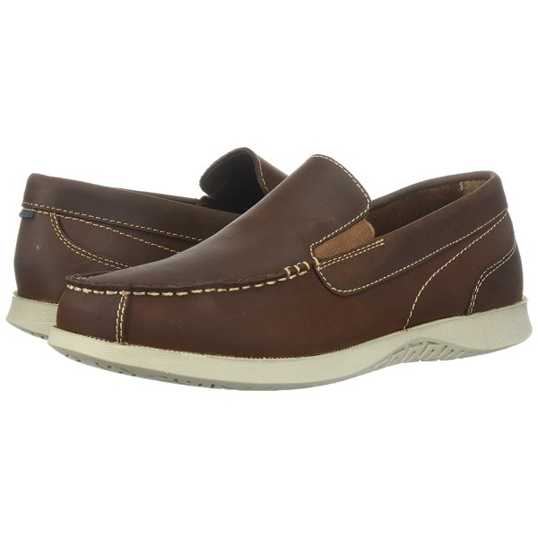 Men's Bayside Venetian Slip-on Boat Shoe - Brown - CR185LO8TCT