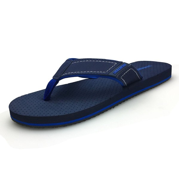Men's Casual Outdoor & Indoor Flip-Flops Thong Beach Slipper - Blue ...