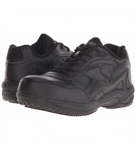 Men's Composite Toe Athletic Uniform Shoes - Black - C21207DI7HT