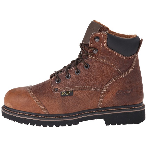 Men's 6-Inch Comfort Work Boot - Light Brown - C8115TM337D