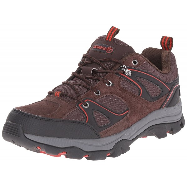 Men's Talus Low Hiking Shoe - Dark Chestnut/Red Spice/Black - CU126HJP1J9