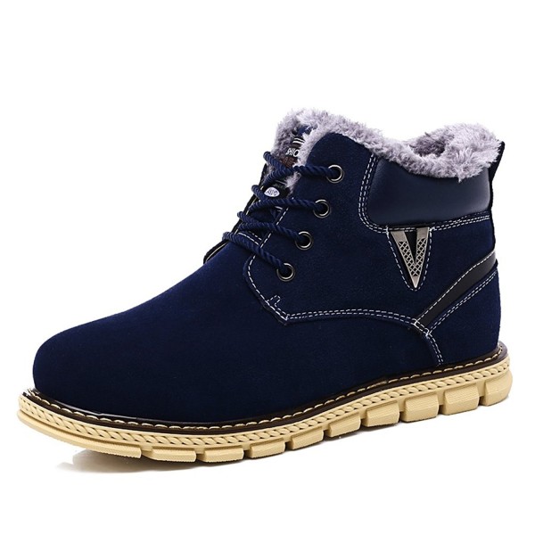 navy blue winter shoes