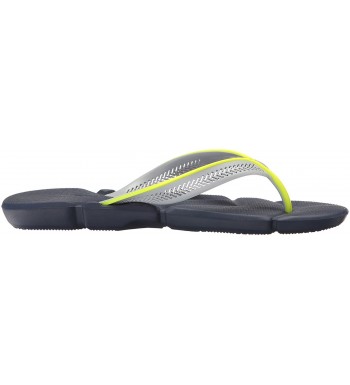 Men's Sandal Flip Flop - Navy Blue/Ice Grey - C312N2ESMR1