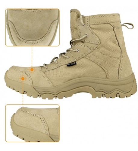 Men's Lightweight Tactical Boots - Desert Tan - Sand - CV17YYW90D6