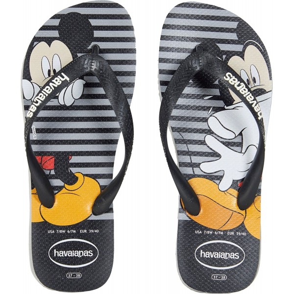 Men's Disney Stylish Sandal Flip Flop - Ice Grey - C1186QHN408