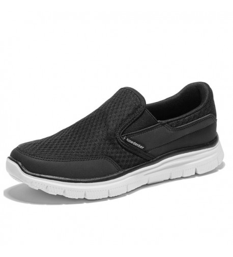 Sport Men's Casual Lightweight Slip-on Sneaker - Black - CT1849MO9GT