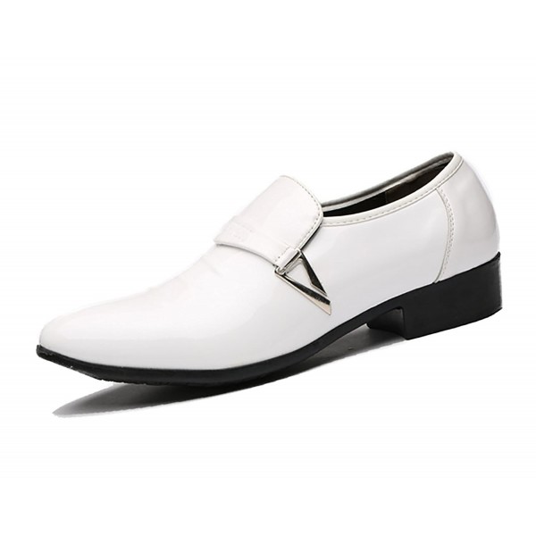 Men's Pointed-Toe Tuxedo Dress Shoes 