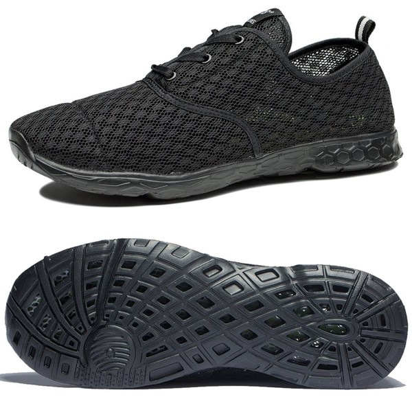 Men's Mesh Quick Drying Aqua Water Shoes Breathable Lightweight Walking ...
