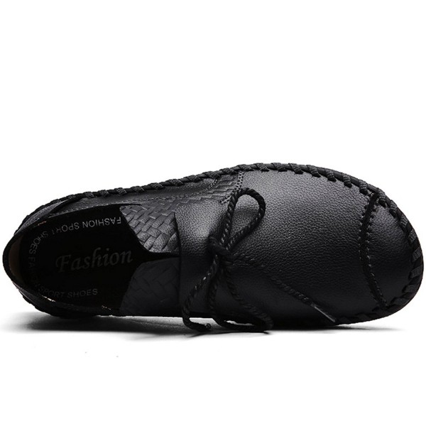 Men' Loafers Shoes For Men Slip On Shoes Casual Leather Shoes - Black1 ...