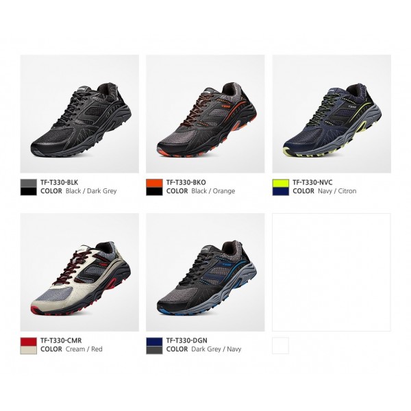 Men's Outdoor Sneakers Trail Running Shoe T330/T320 - A1-T330-BKO ...