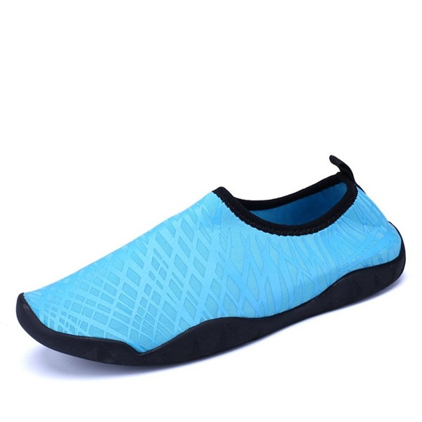 Outdoor Men Women and Kids Quick Dry Slip-On Water Shoes - Blue ...