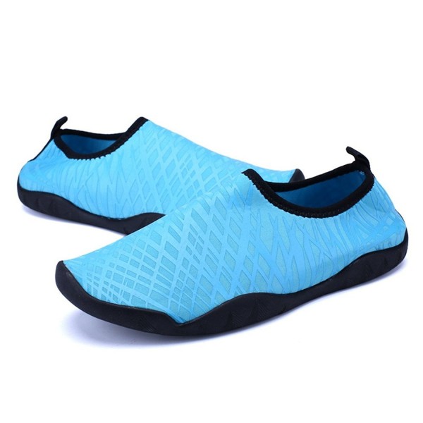 Outdoor Men Women and Kids Quick Dry Slip-On Water Shoes - Blue ...